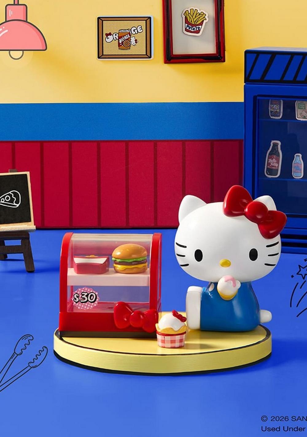 Blind Box Retro Diner Colección Hello Kitty Sanrio Miniso Unisex - Vista 6