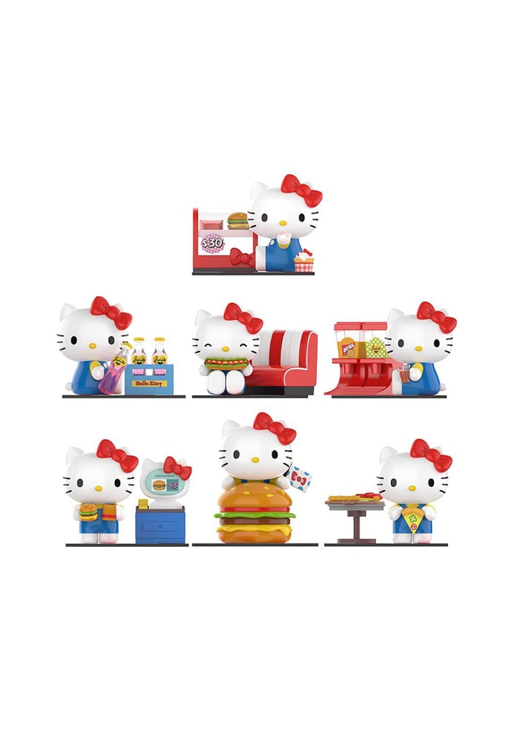 Blind Box Retro Diner Colección Hello Kitty Sanrio Miniso