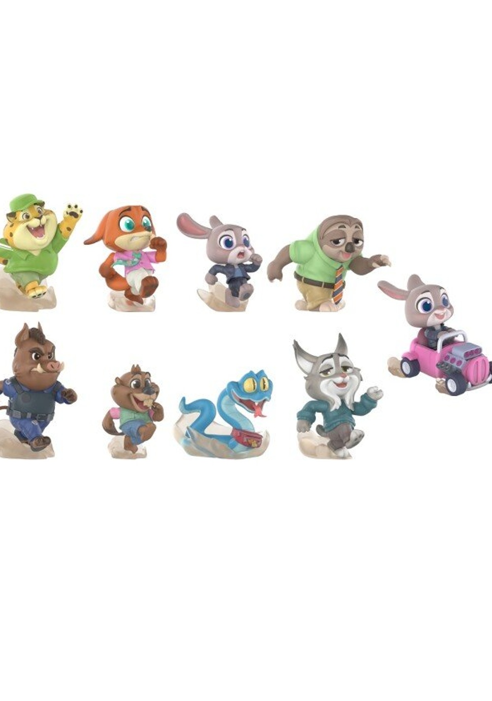 Blind Box Running Colección Zootopia Disney Miniso