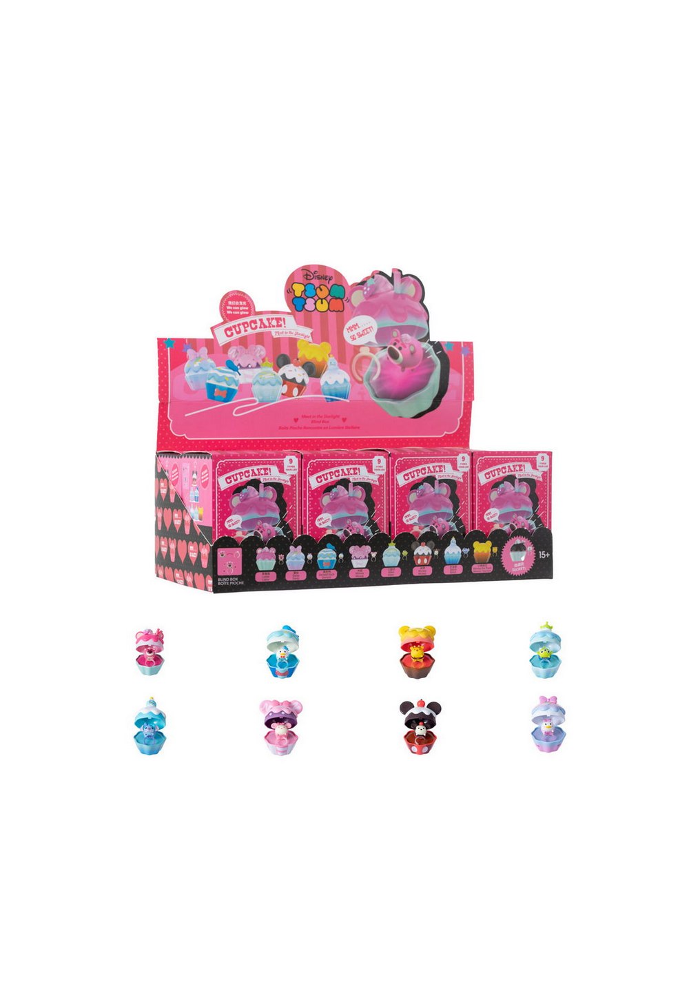 Blind Box con Temática de Cupcakes Disney Miniso
