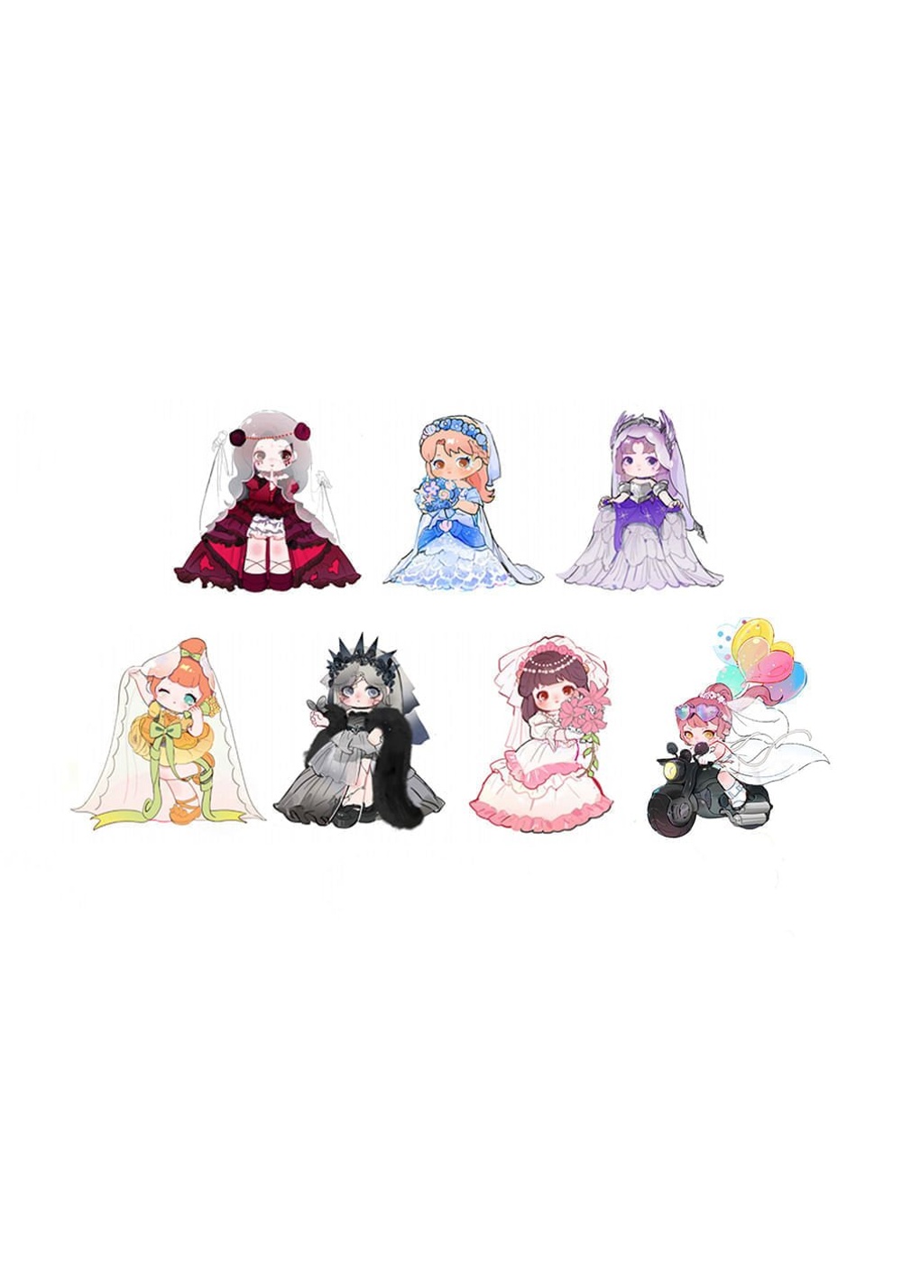 Blind Box Ziyuli My Own Wedding Miniso