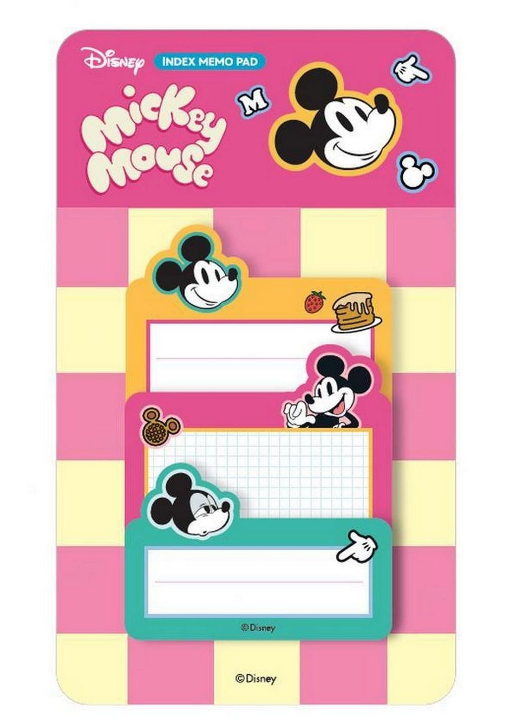 Bloc de Notas para Índices Mickey Mouse Disney Miniso