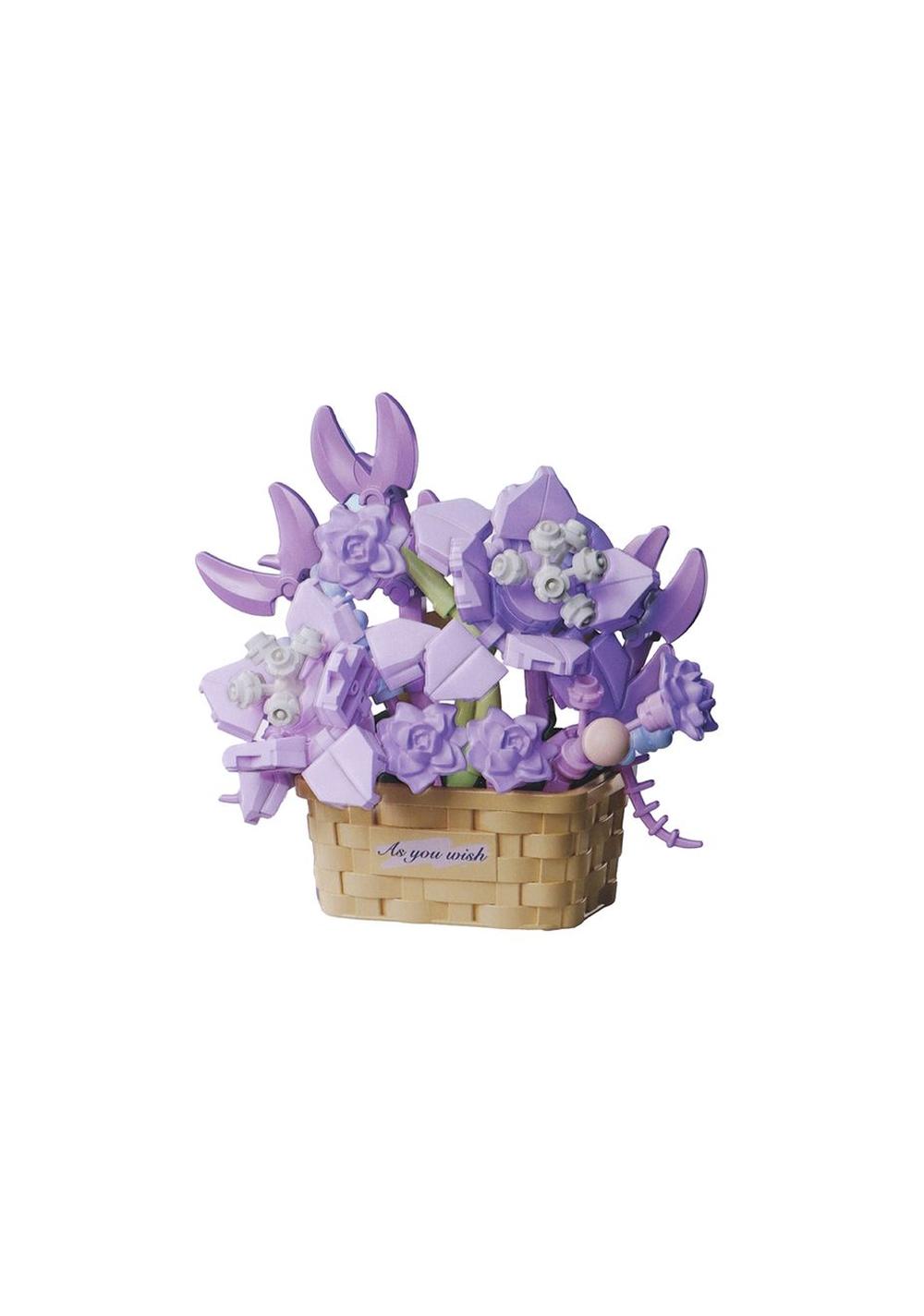 Bloques de Construcción de Flores Violetas Miniso