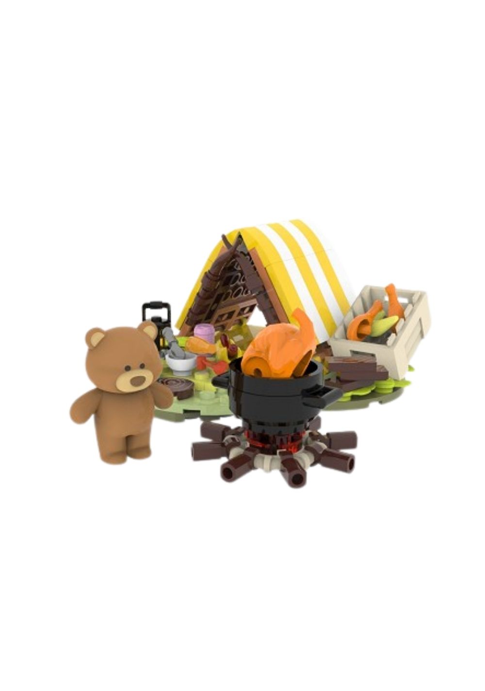 Bloques de Construcción Gira de Primavera Gift Bear Miniso