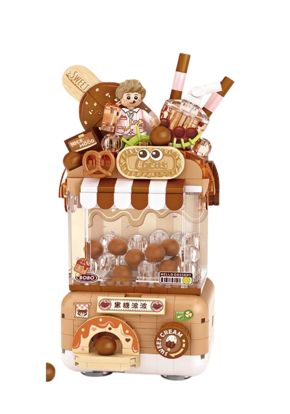 Bloques de Construcción Mini Figura Brown Sugar Miniso