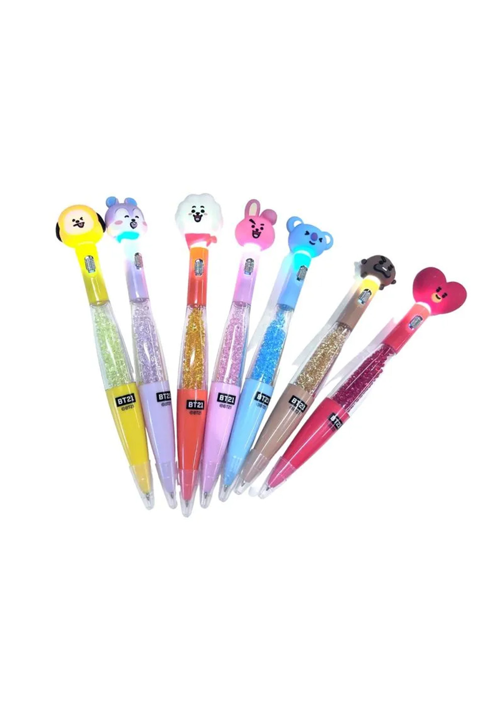 Bolígrafo de Gel de 0,5 Mm con Luz Bt21 (7 Modelos) Miniso