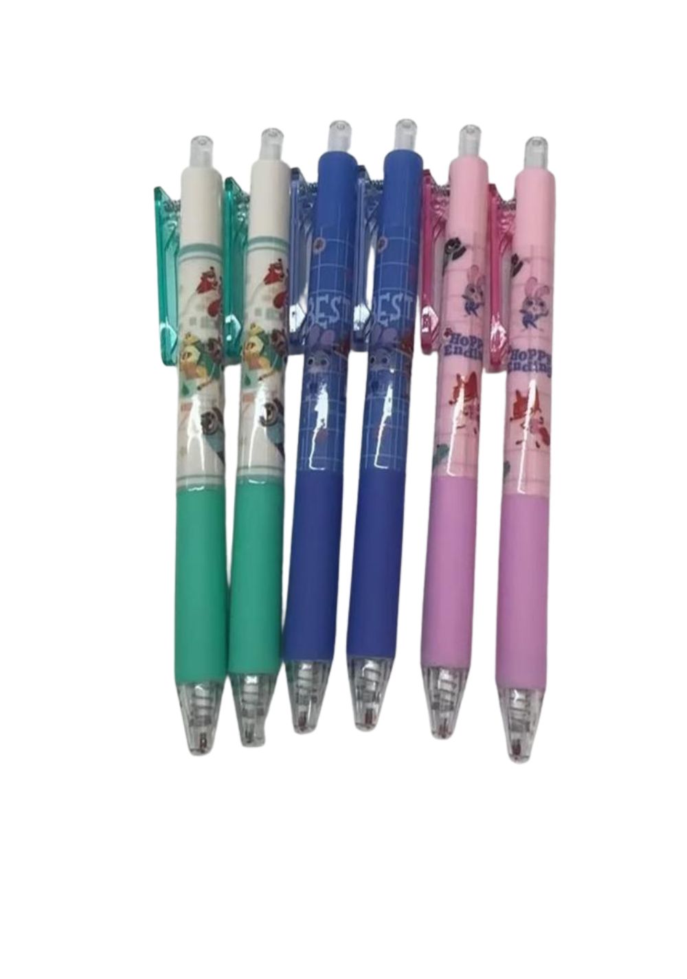 Bolígrafo de Gel Zootopia Disney 3 Modelos Miniso