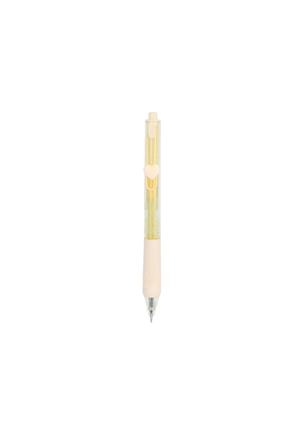 Bolígrafo Retráctil de Gel 0. 5 Mm Amarilla Miniso