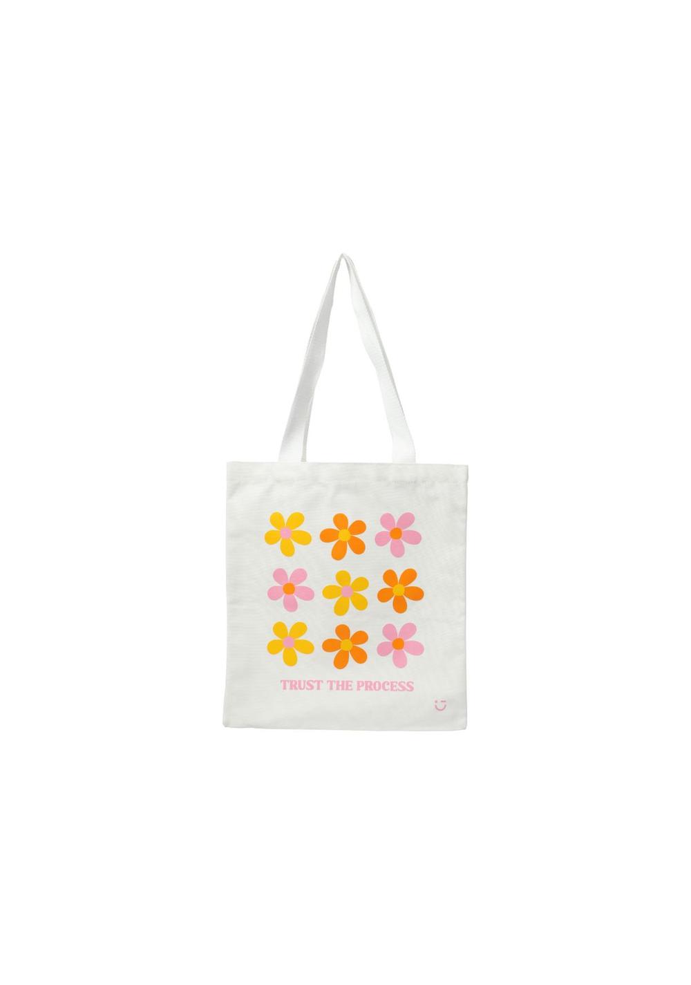Bolsa de Compras con Flores Miniso