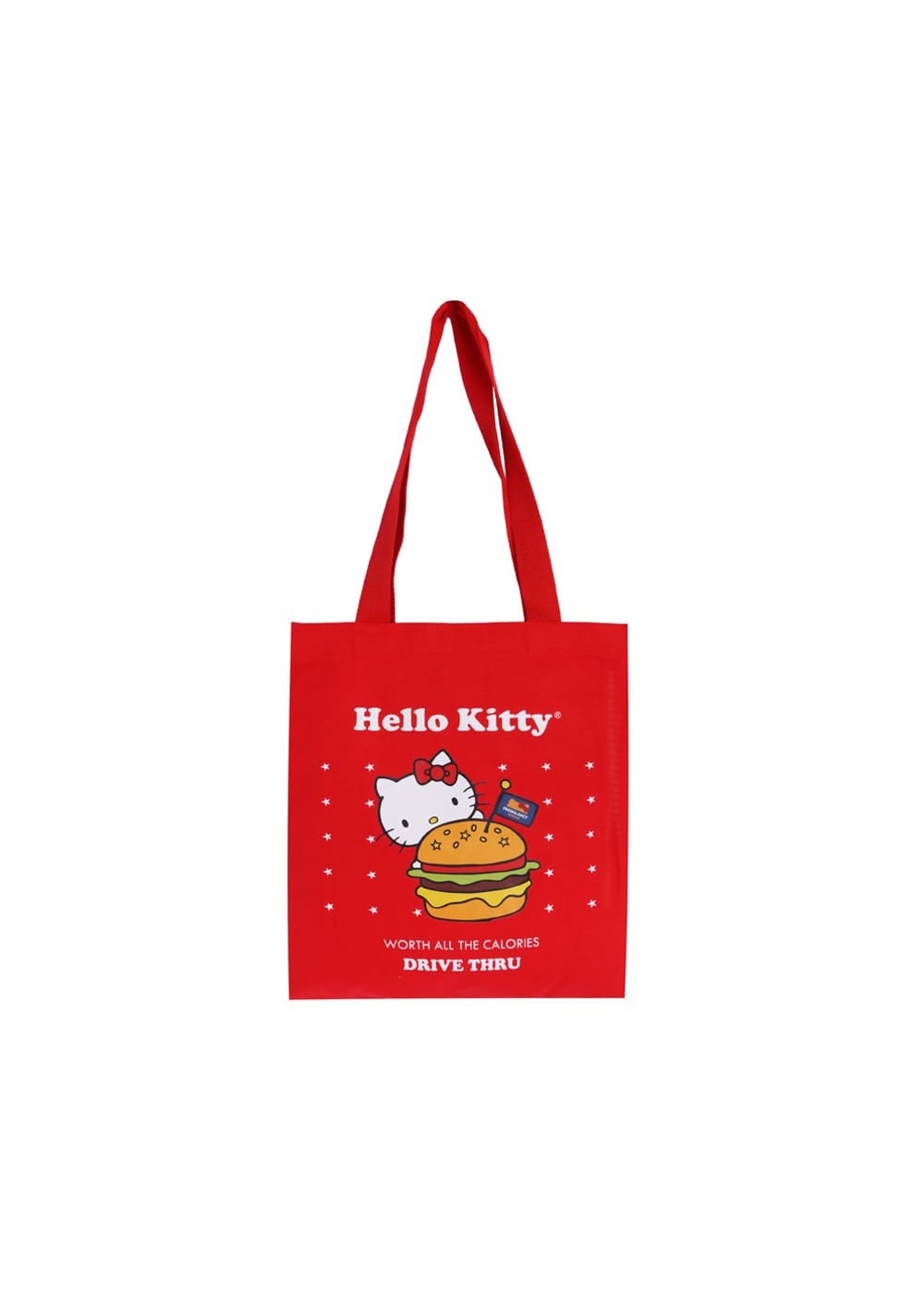 Bolsa de Compras Retro Diner de Tela Dinner Hello Kitty Miniso