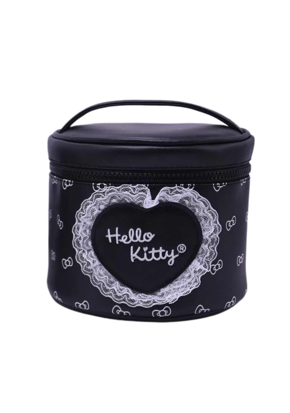 Bolso Cosmético Bordado de Cubo Hello Kitty Miniso para Mujer