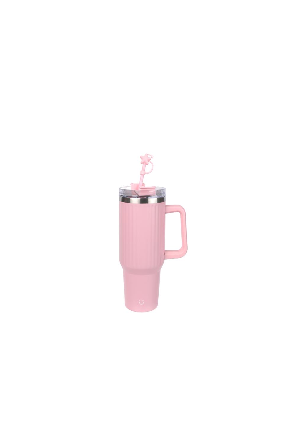 Botella de Acero Doble Capa Sakura Pink 1200 Ml Miniso