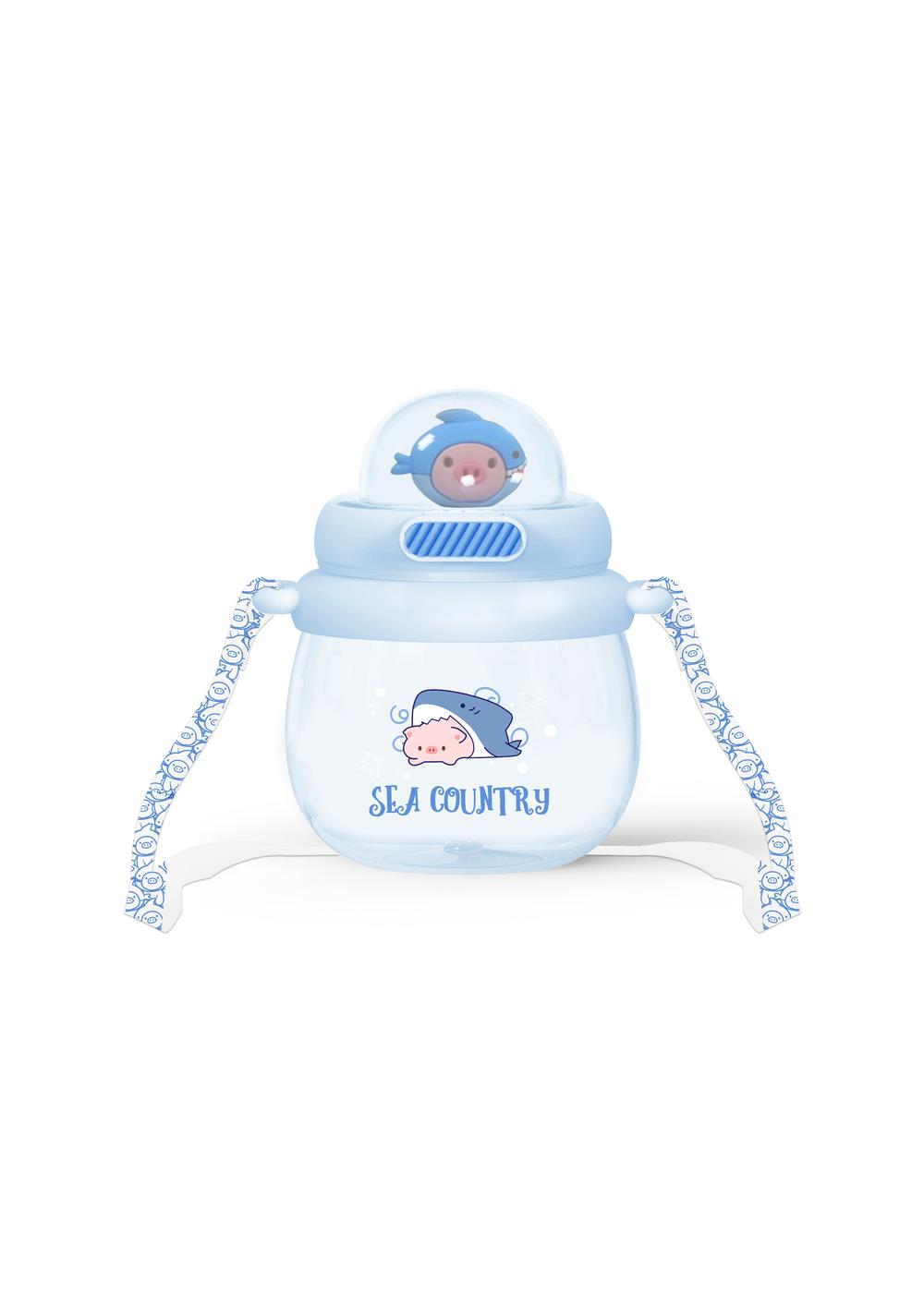 Botella con Correa Cerdita Gigi 800 Ml Miniso