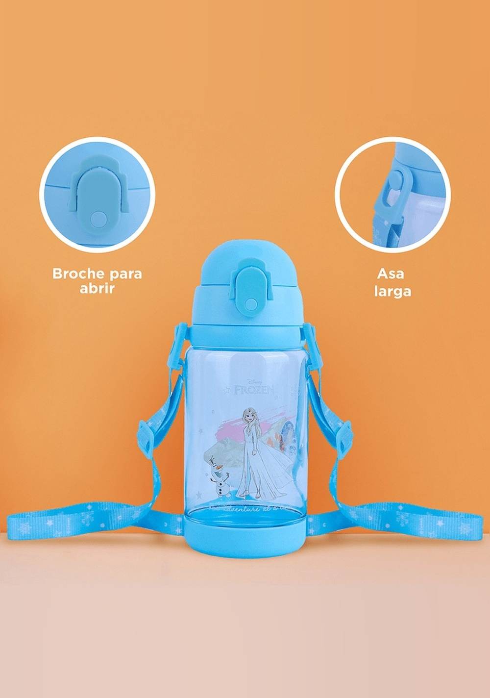 Botella con Correa Colección Frozen Disney Miniso Unisex - Vista 5