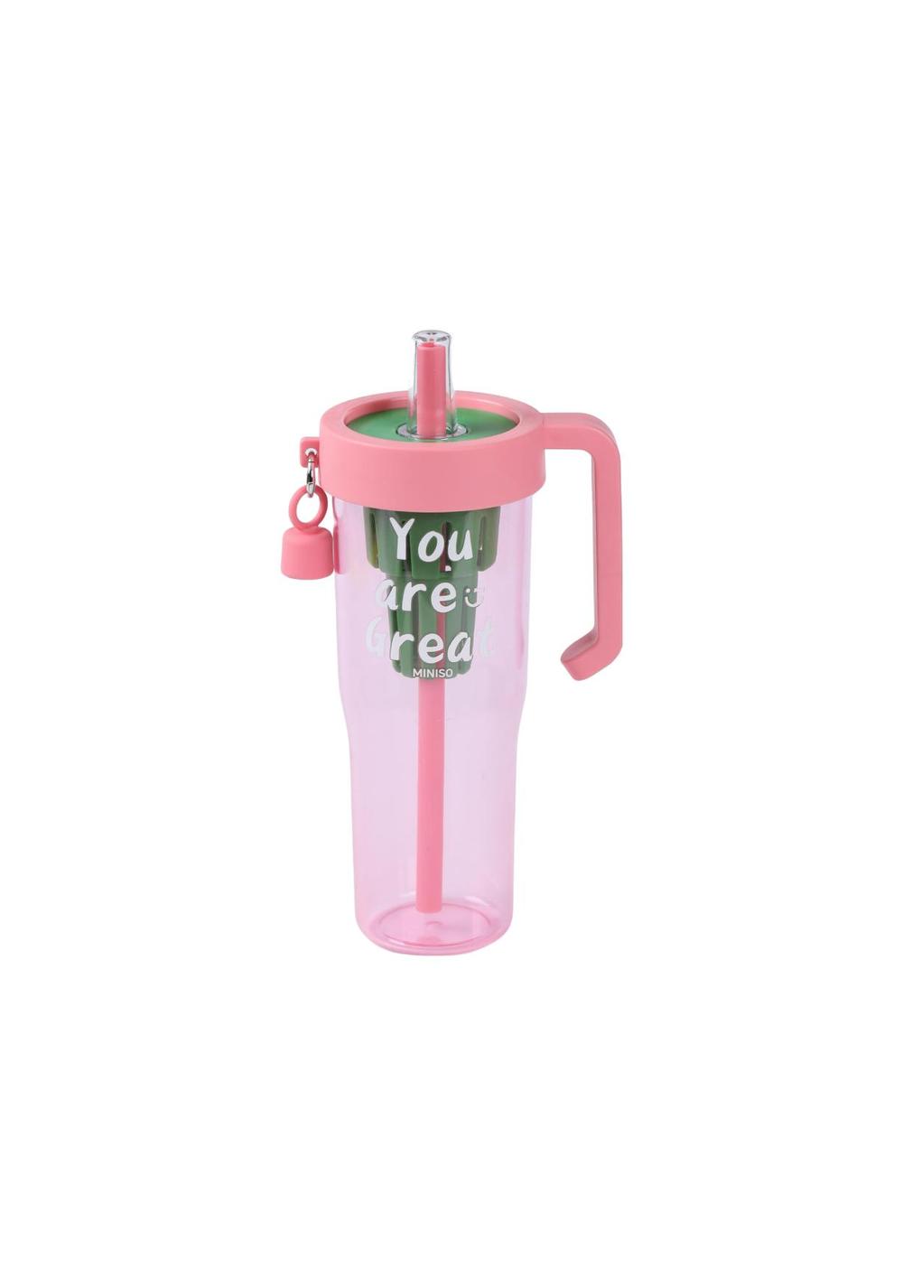 Botella con Pitillo 1250 Ml Miniso