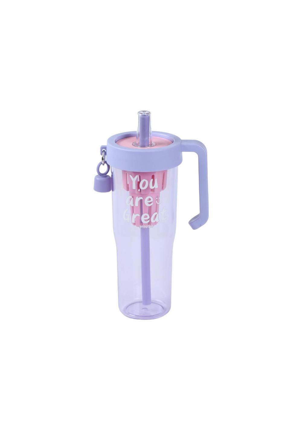 Botella con Pitillo 1250 Ml Miniso