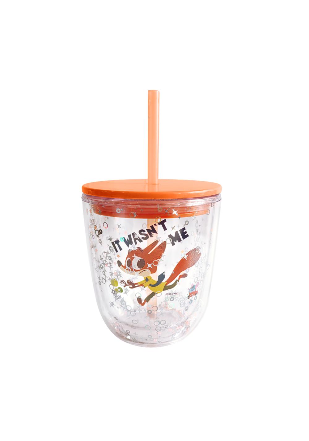 Botella con Pitillo 435 Ml Nick Zootopia Disney Miniso