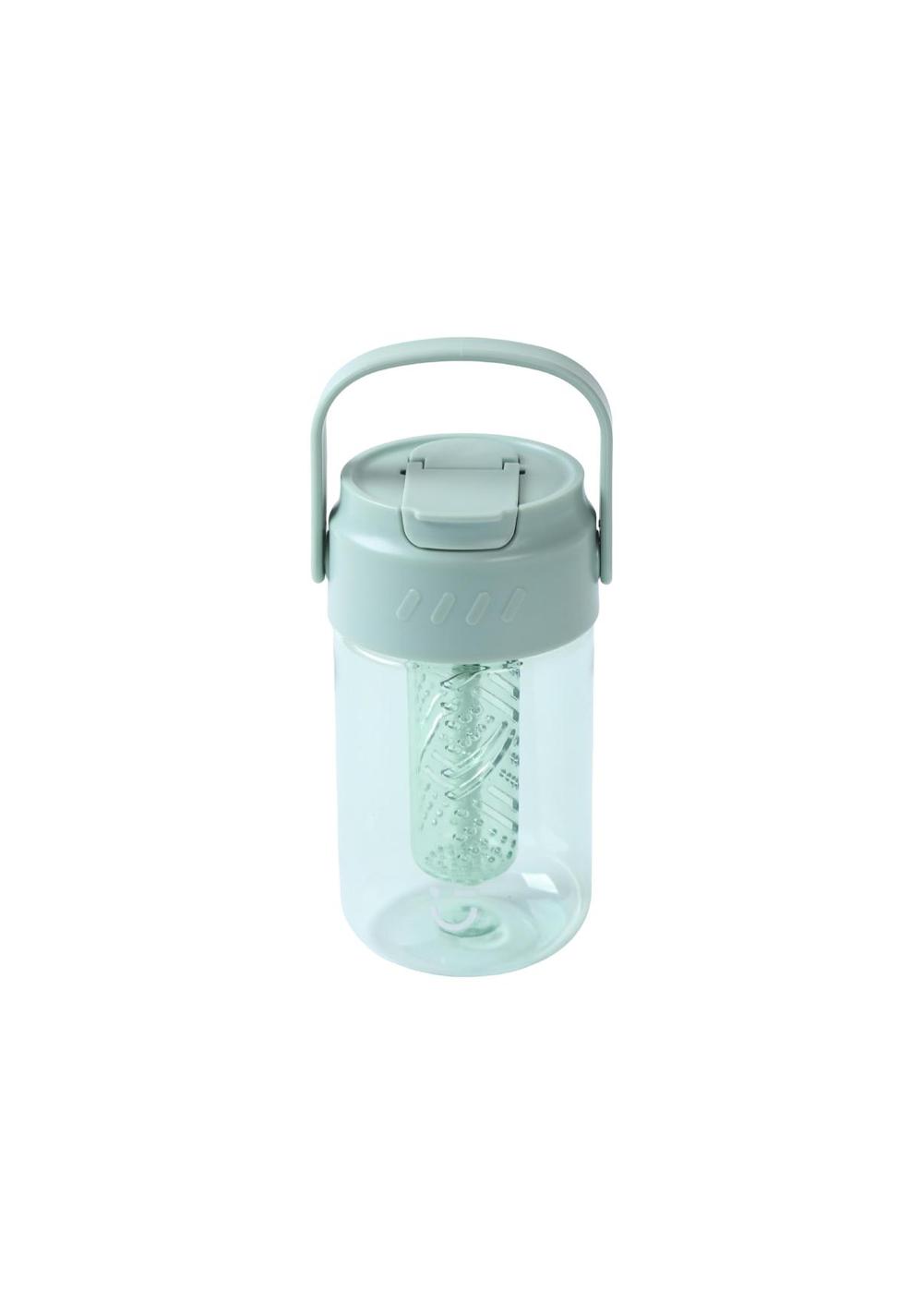 Botella con Pitillo Asa 600 Ml Light & Enjoy Miniso