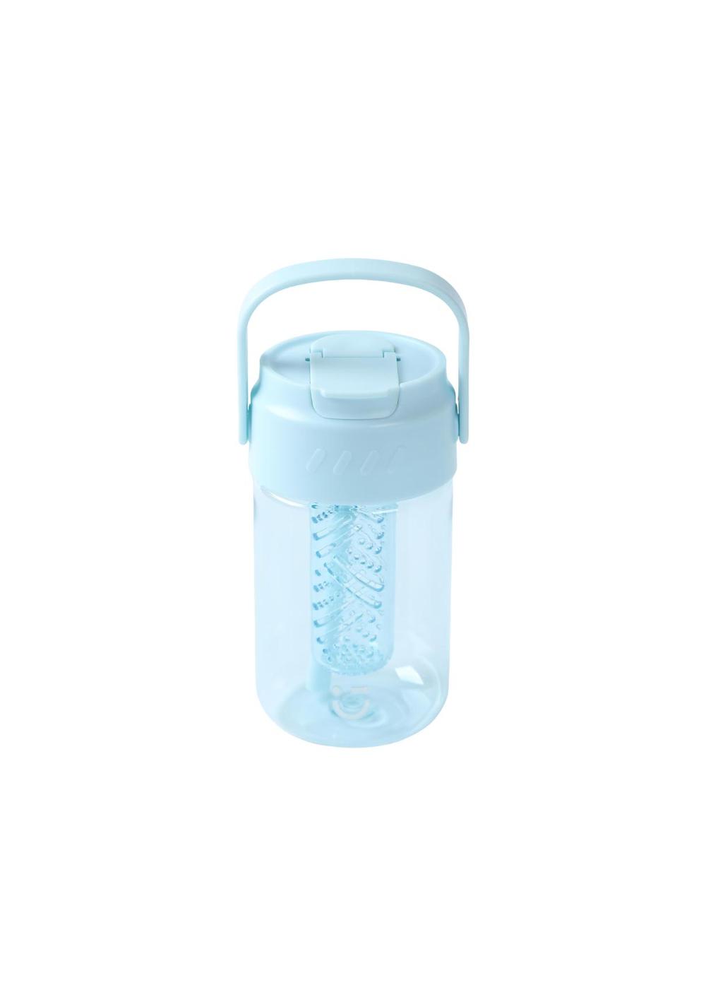 Botella con Pitillo Asa 600 Ml Light & Enjoy Miniso