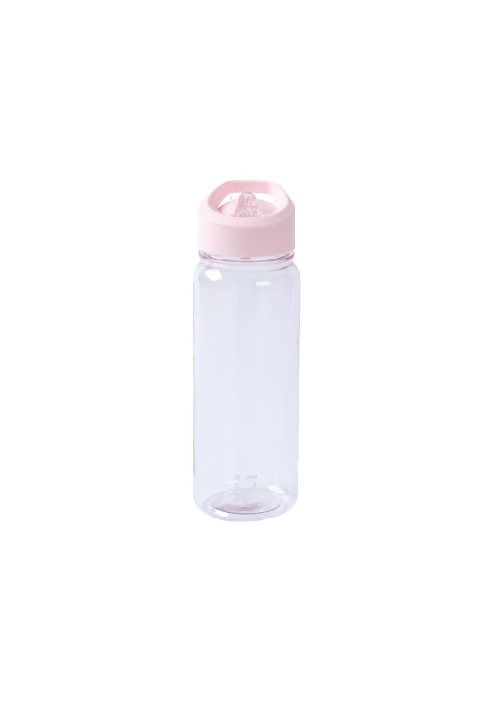 Botella con Pitillo Asa 600 Ml Light & Enjoy Miniso
