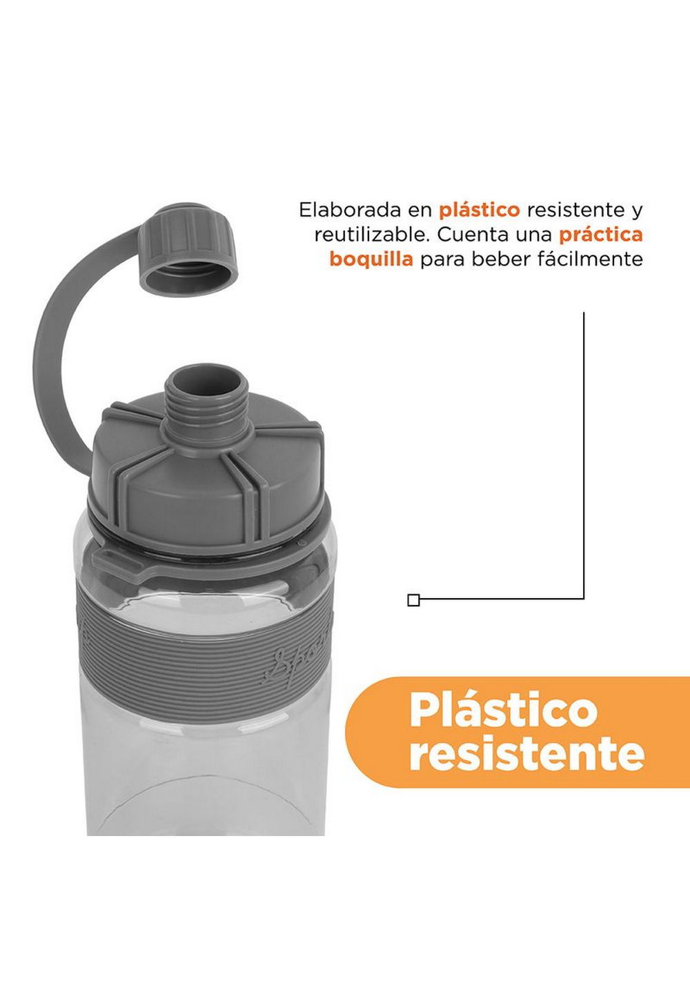 Botella de Plastico 1000 Ml Miniso Unisex - Vista 6