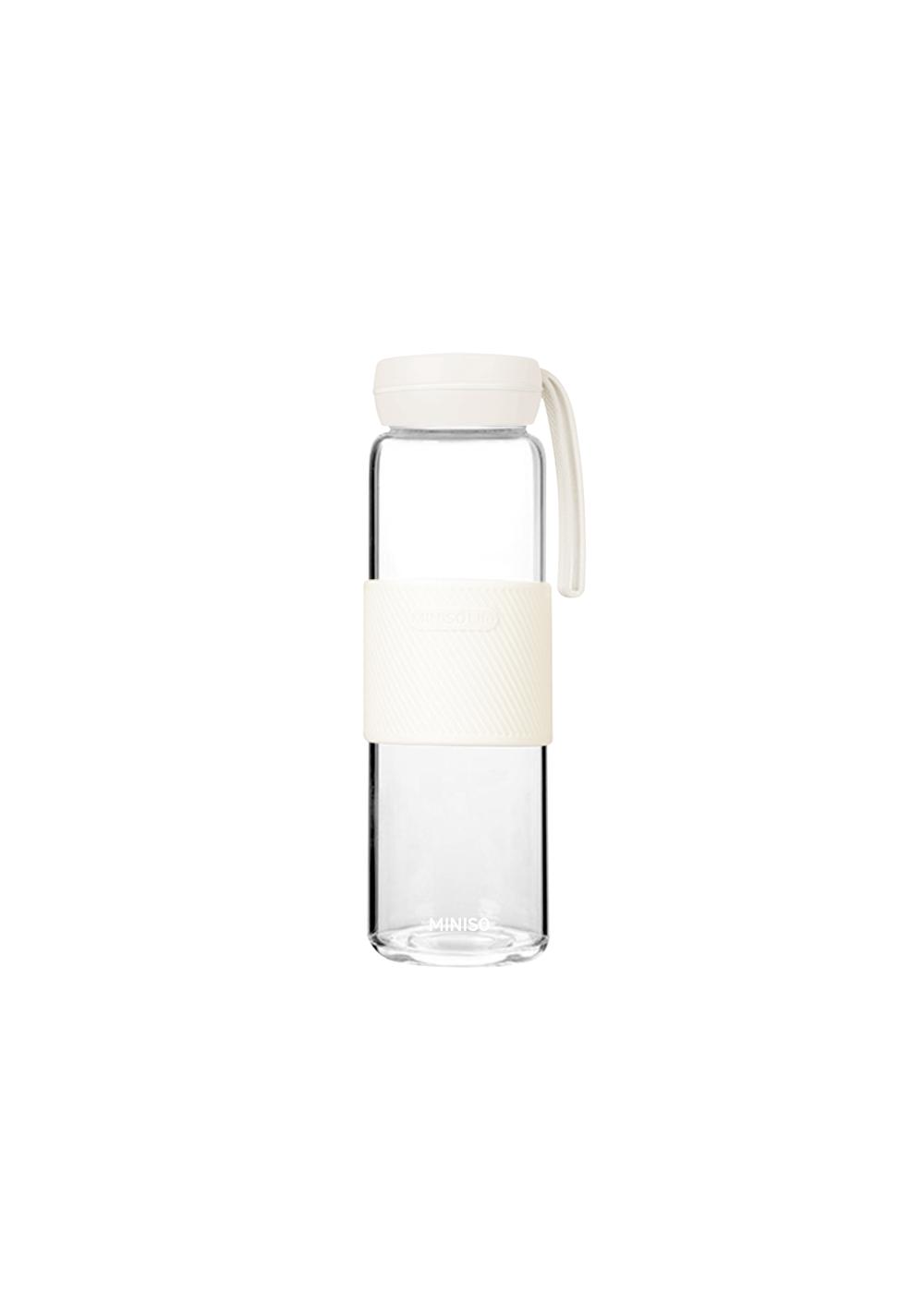 Botella de Vidrio de Borosilicato de 500 Ml con Asa Miniso