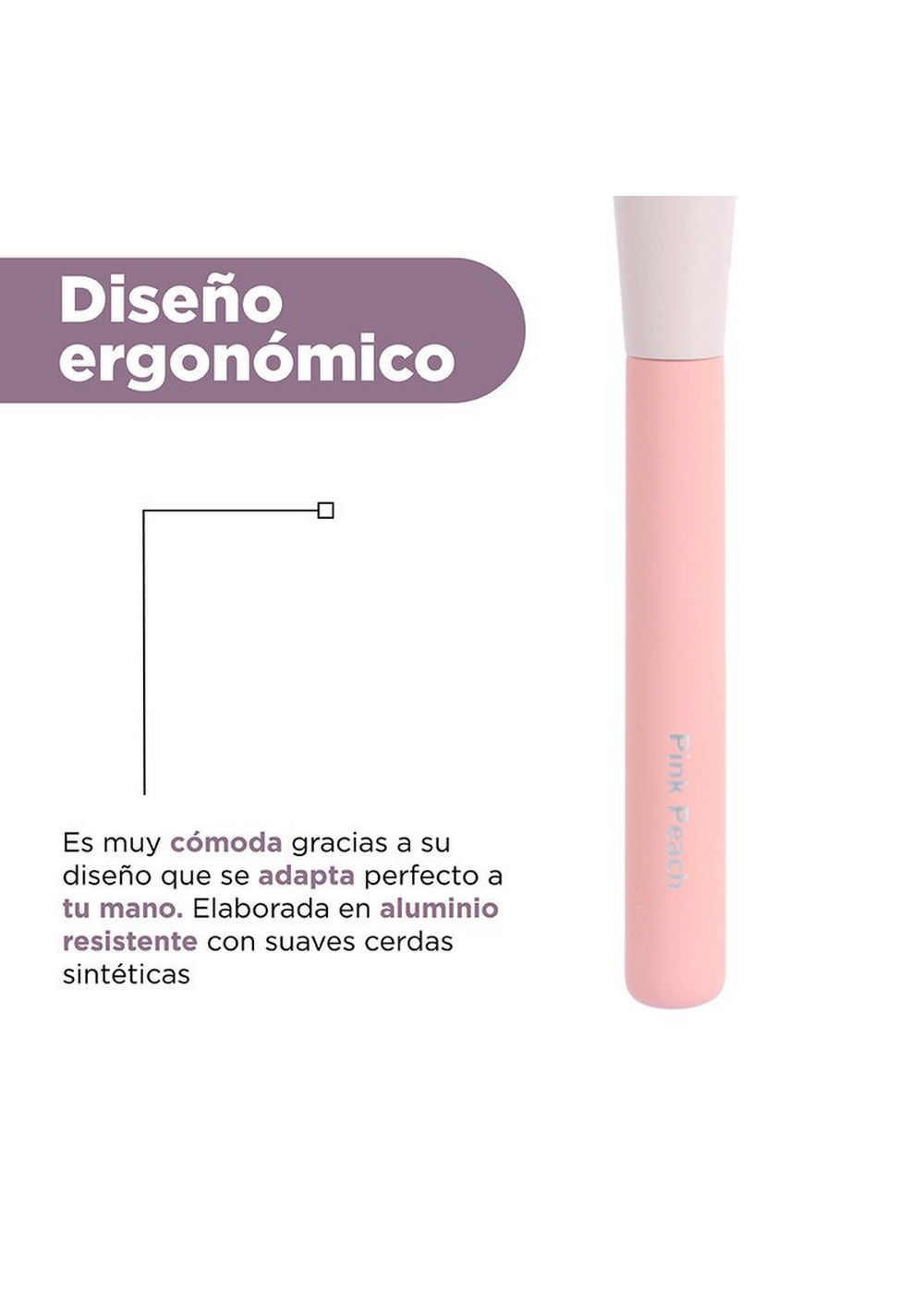 Brocha para Rubor Colección Peach Pink Miniso Unisex - Vista 5
