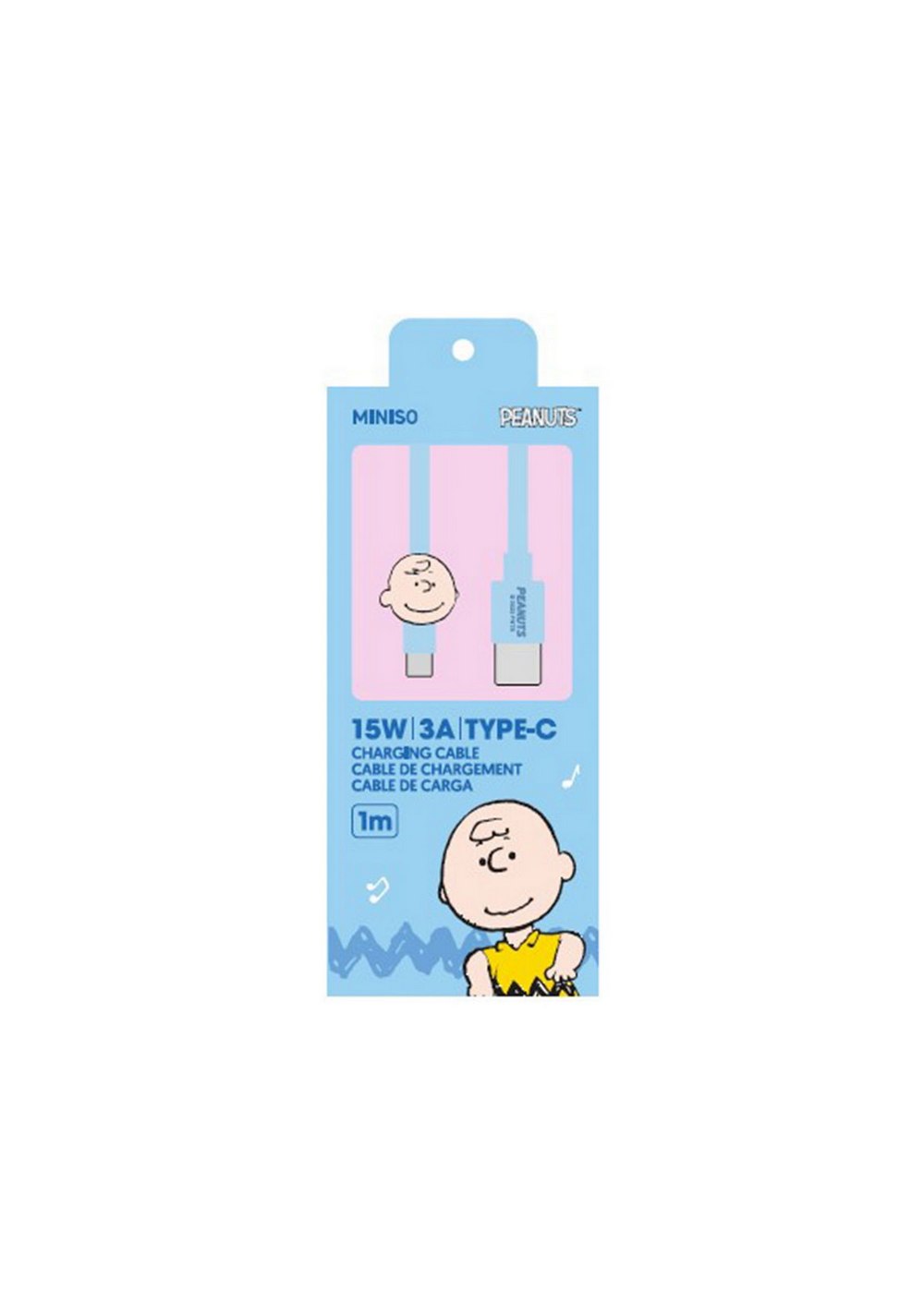 Cable de Carga Tipo C Snoopy Miniso
