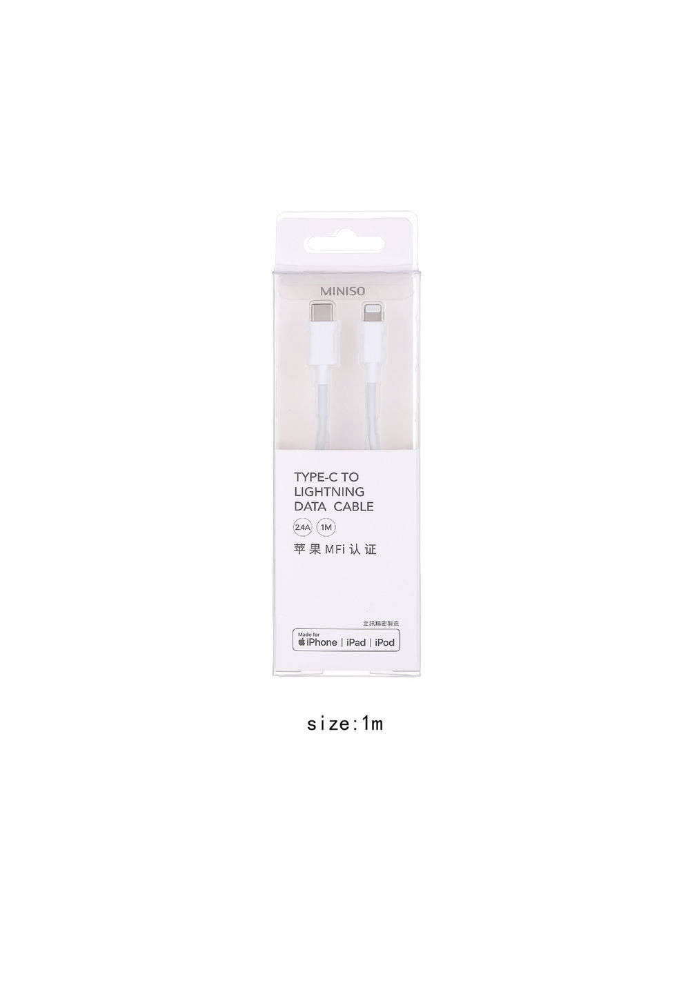 Cable de Carga Miniso Unisex - Vista 7