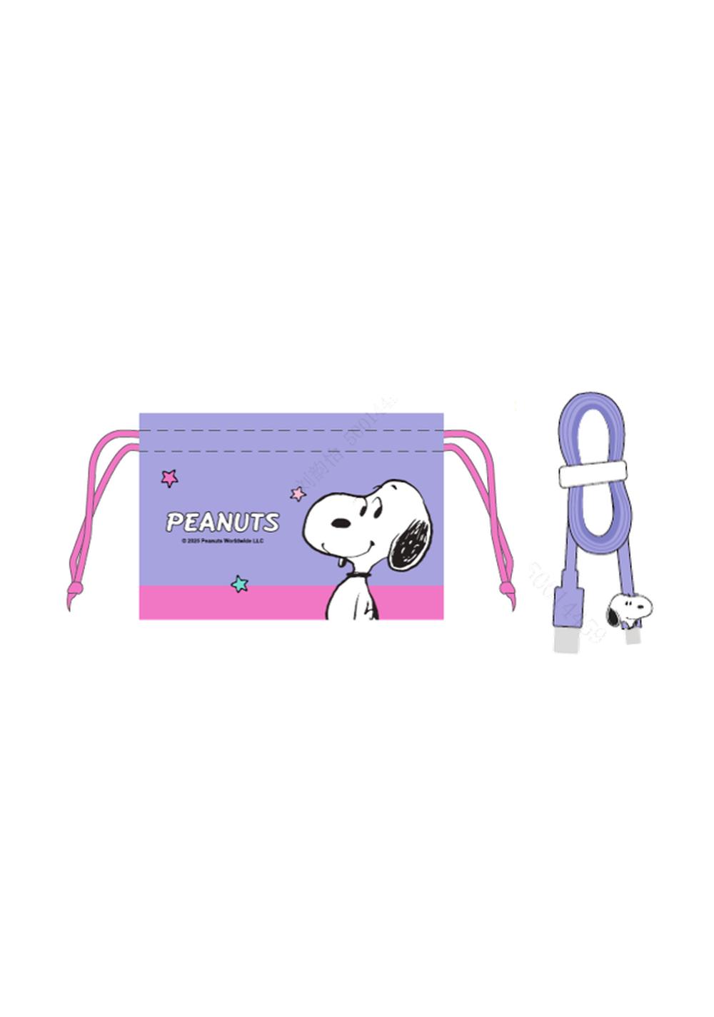 Cable para Iphone de 8 Pines con Estuche Snoopy Miniso