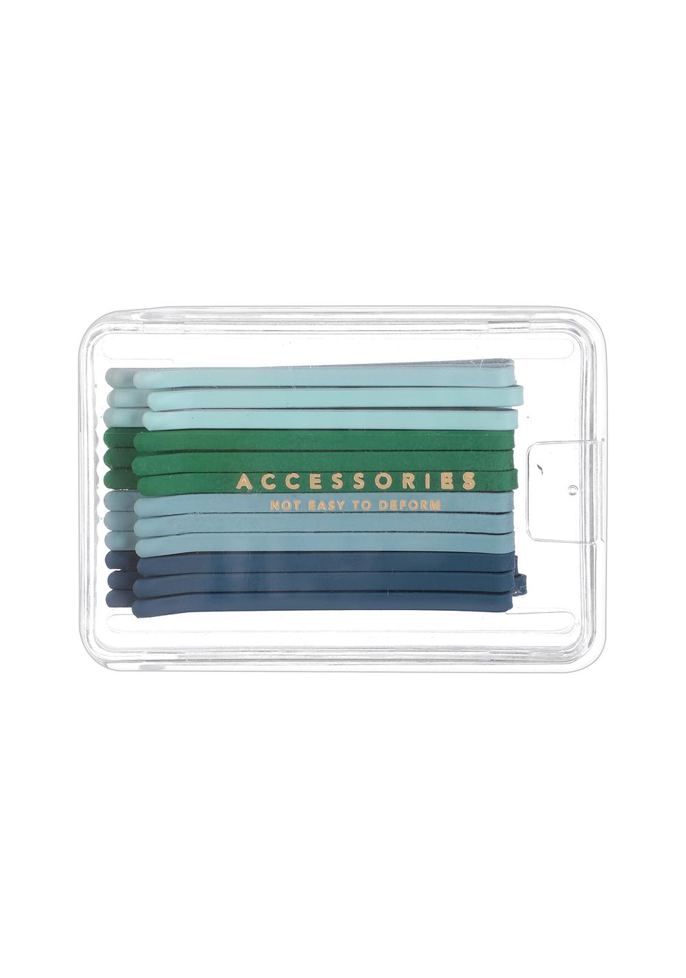 Caja 24 Clips para Cabello de Goma en Colores Surtidos Miniso para Mujer - Vista 8