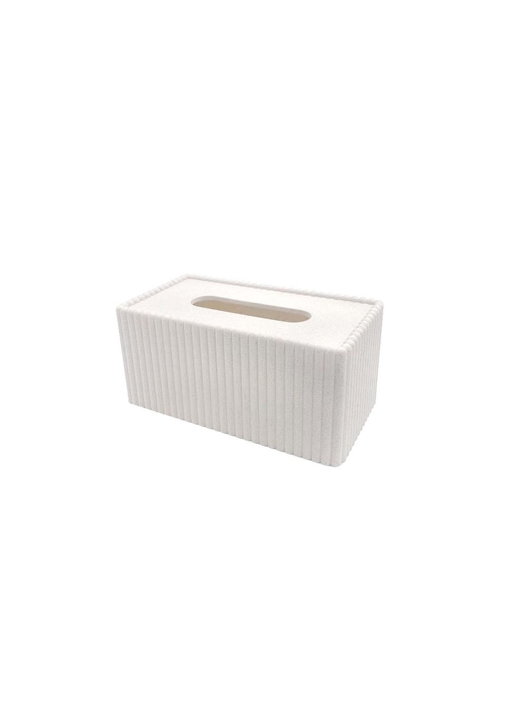 Caja de Pañuelos Larga con Diseño de Columnas Miniso