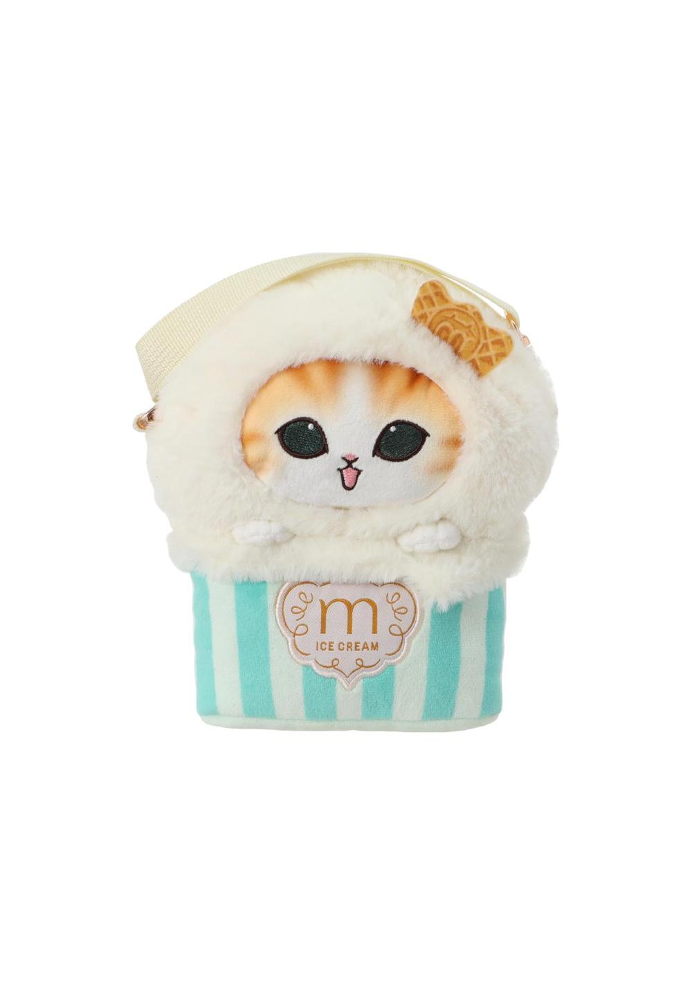 Cartera Bandolera de Peluche Ice Cream Mofusand Miniso