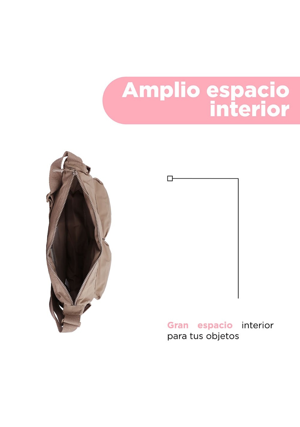 Cartera Crossbody Bandolera Colección Miniso para Mujer - Vista 4
