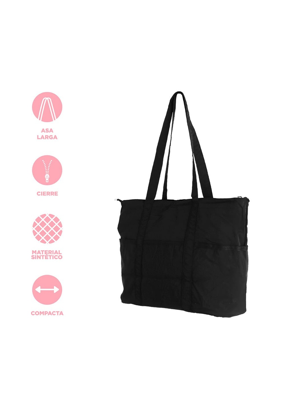 Cartera Tote de Tela Miniso para Mujer - Vista 4