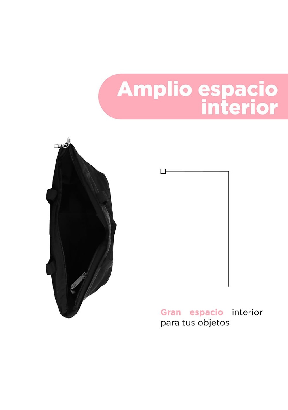 Cartera Tote de Tela Miniso para Mujer - Vista 5