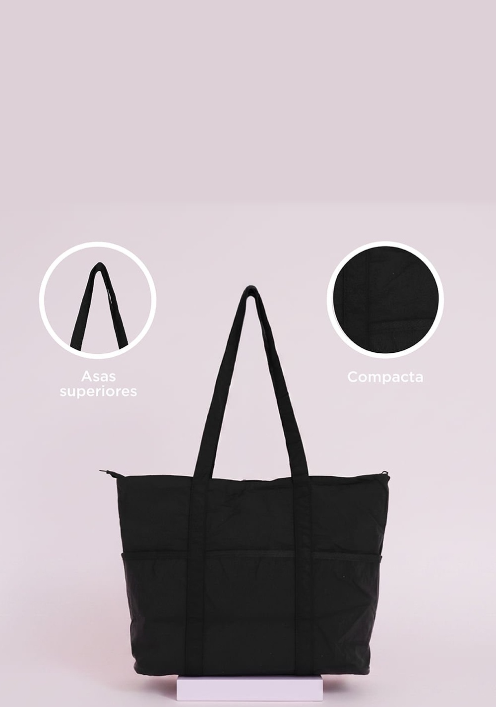 Cartera Tote de Tela Miniso para Mujer - Vista 6