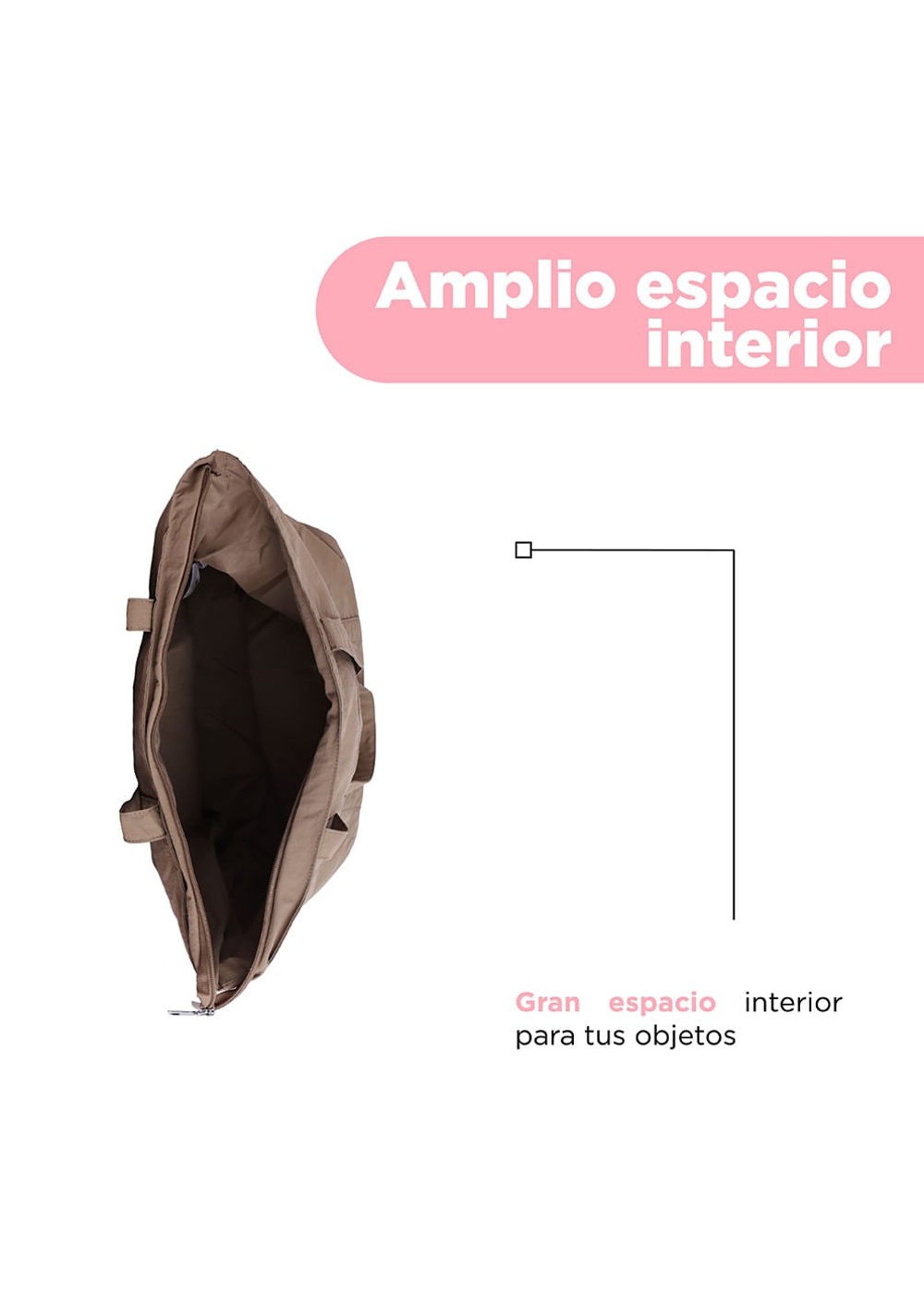 Cartera Tote de Tela Miniso para Mujer - Vista 5