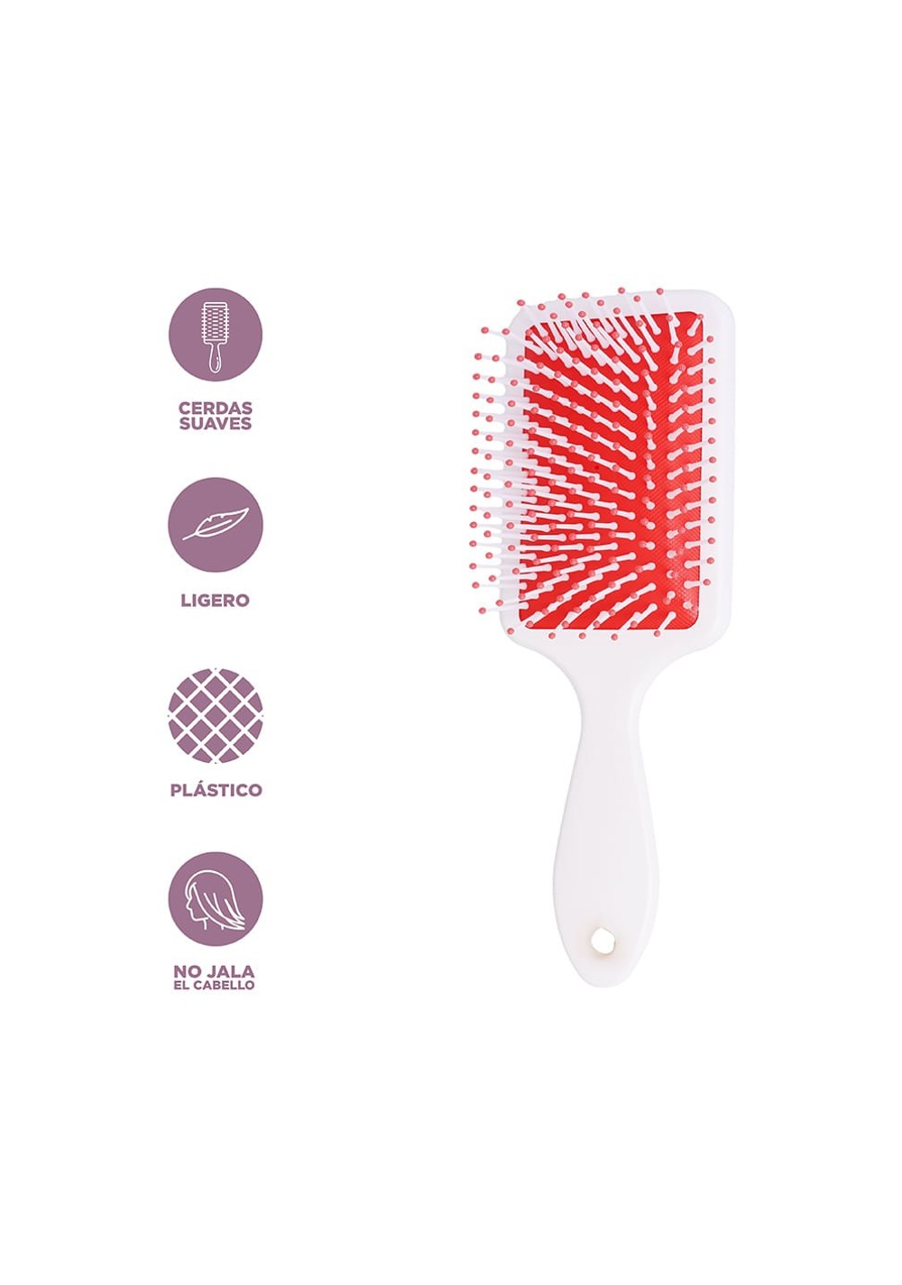 Cepillo para Cabello Masajeador Hello Kitty Sanrio Miniso para Mujer - Vista 4