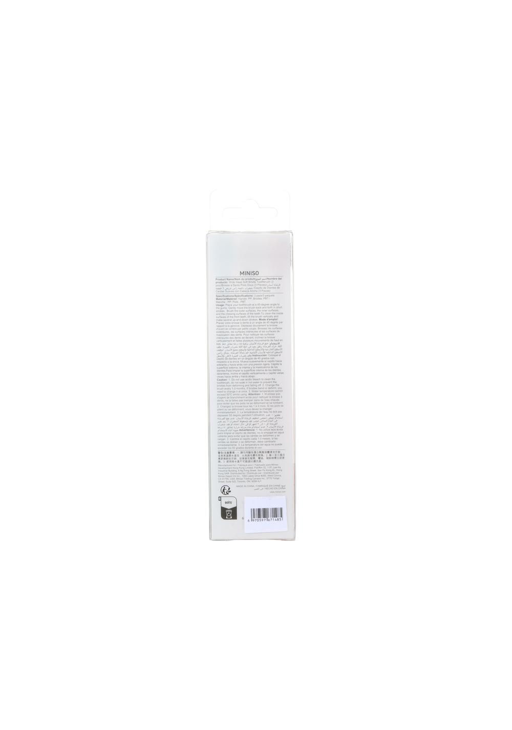 Cepillo de Dientes Cerdas Suaves (3 Unidades) Miniso Unisex - Vista 3