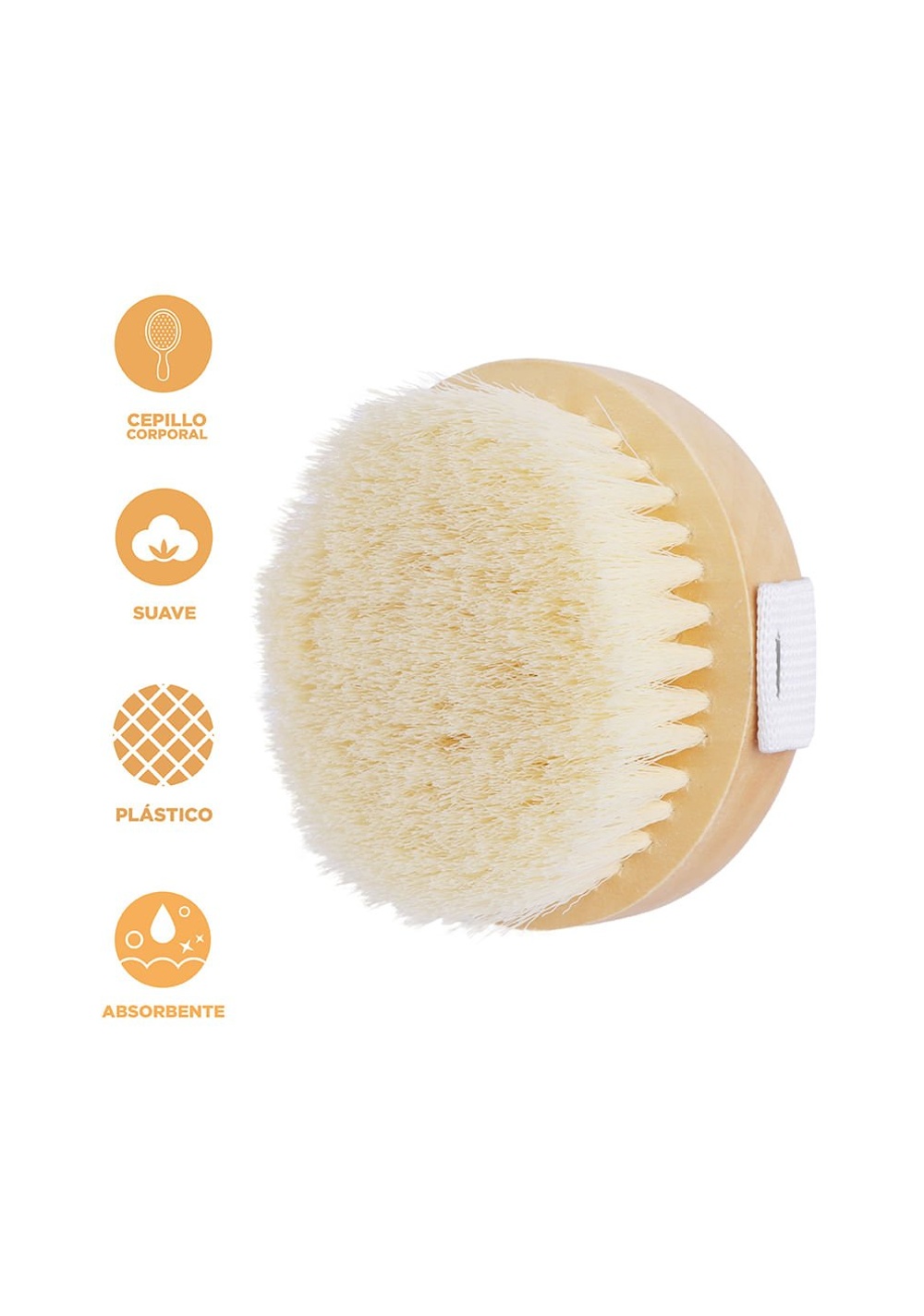Cepillo Exfoliante Cerdas Suaves Miniso para Mujer - Vista 4