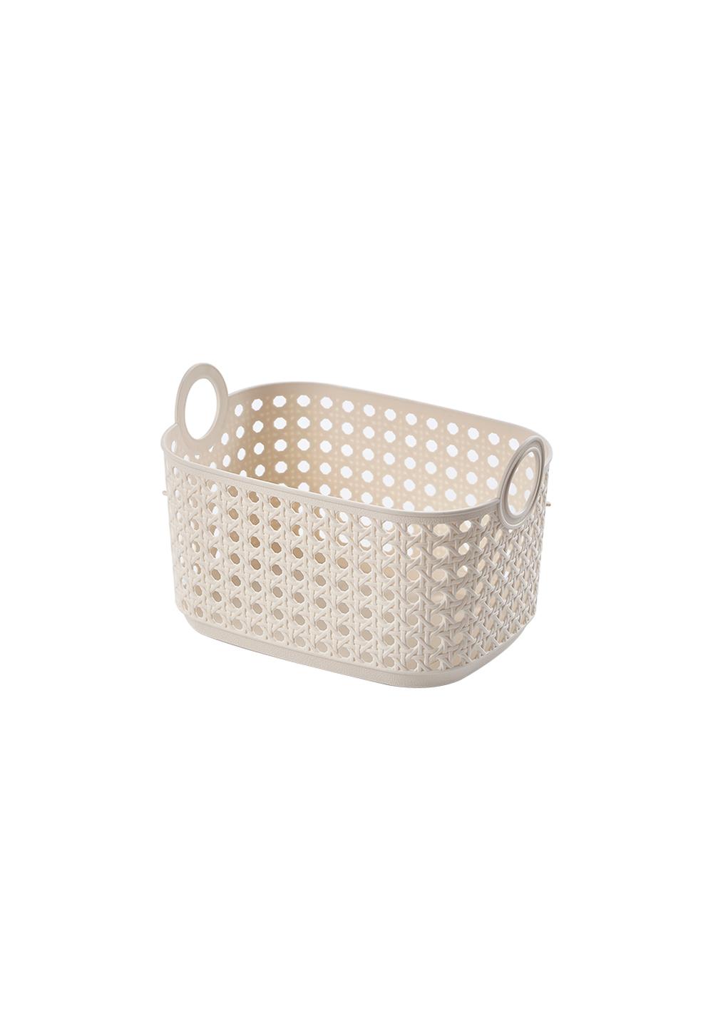 Cesta de Almacenamiento de Bambú Tejido Miniso