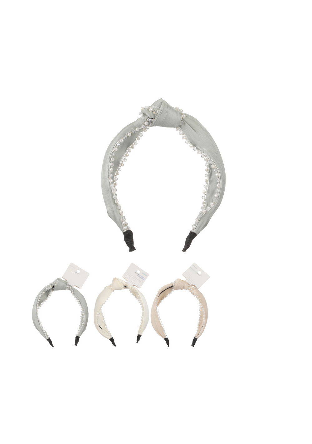 Cintillo con Nudo de Cuentas Miniso