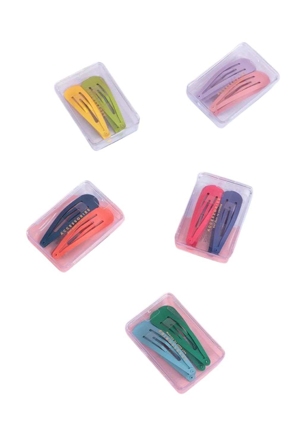 Clips para Cabello Básicos Clásicos Negros de 8 Piezas Miniso para Mujer - Vista 3