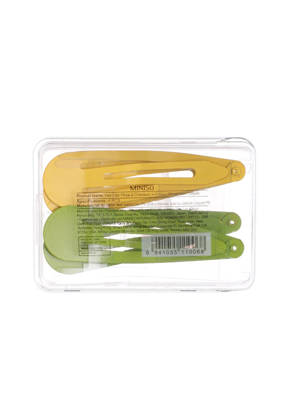Clips para Cabello Básicos Clásicos Negros de 8 Piezas Miniso para Mujer - Vista 7