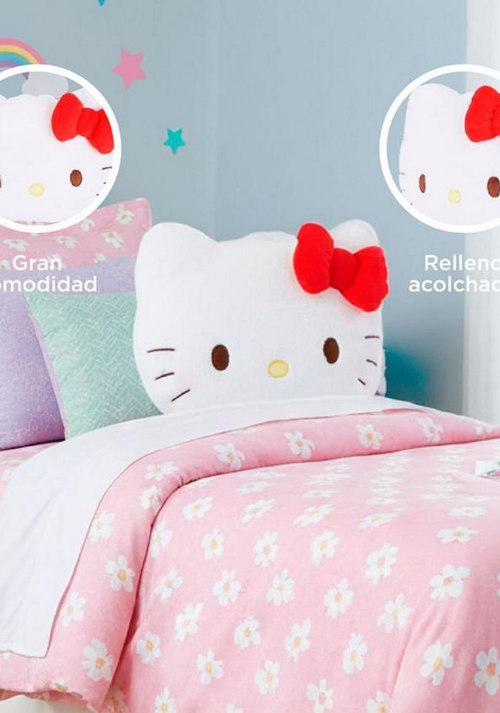 Cojín Decorativo 43x34 Cm Hello Kitty Sanrio Miniso Unisex - Vista 5