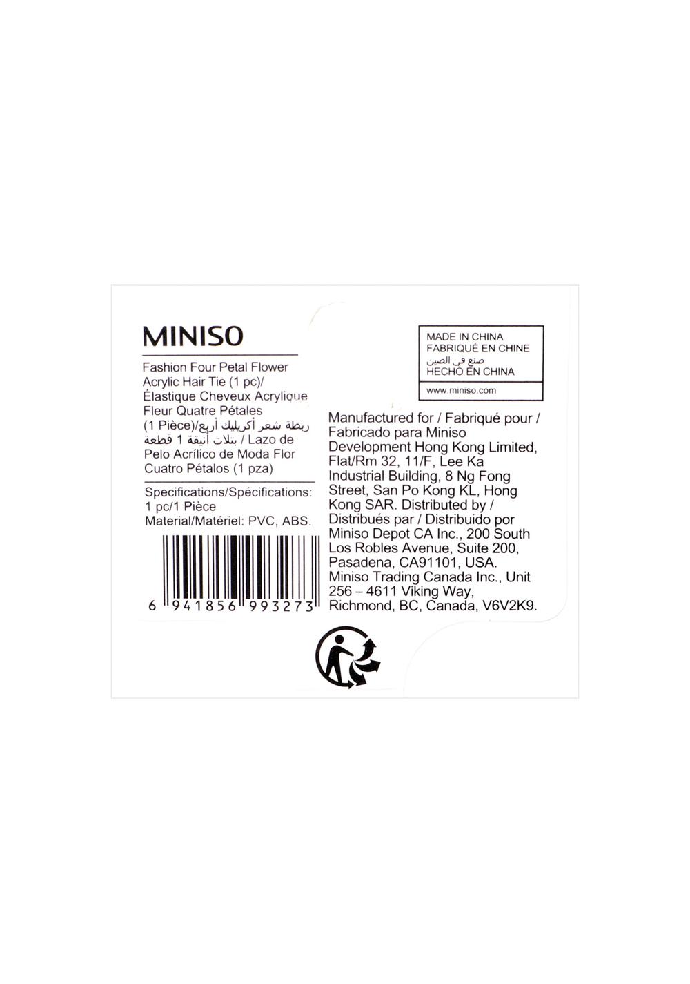 Cola para el Cabello con Diseño de Flor (1 Pieza) Miniso para Mujer - Vista 5