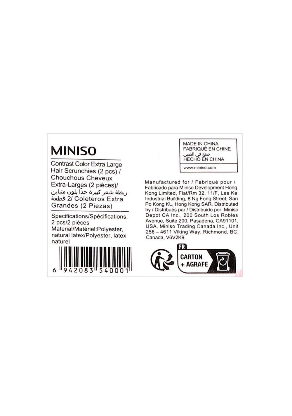 Colas para el Cabello Miniso para Mujer - Vista 9