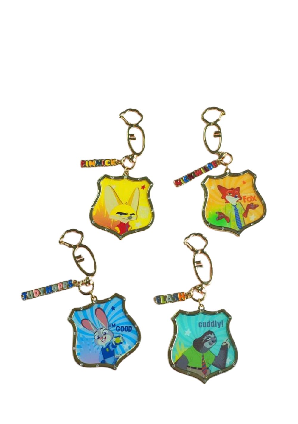 Colgante Insignia de Policía Zootopia Disney Miniso