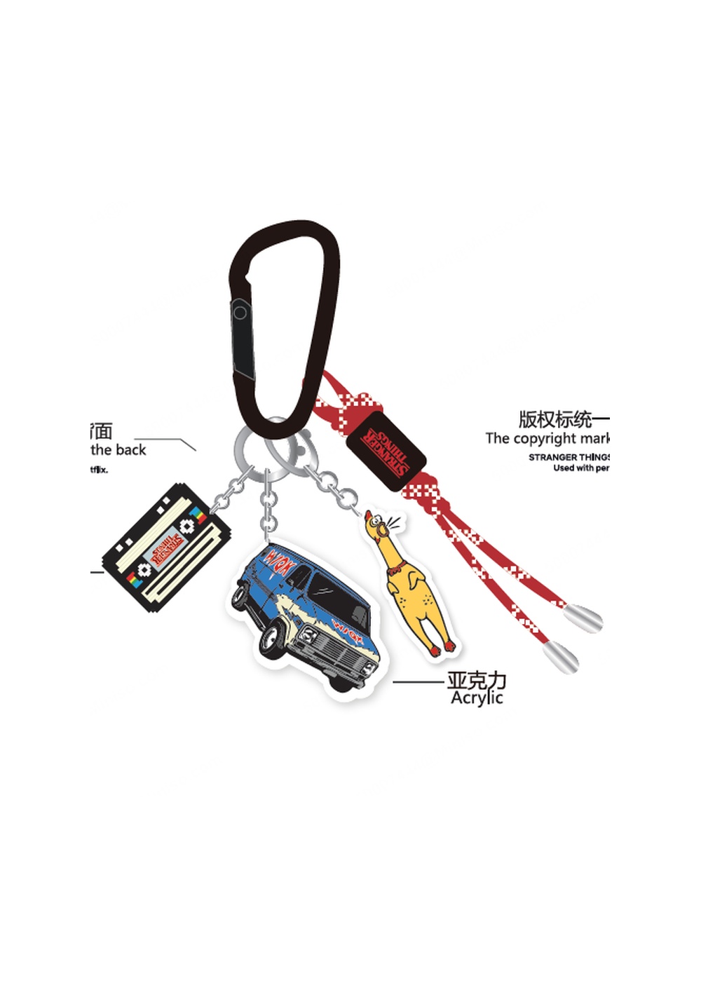 Colgante Led Iluminada Colección Stranger Things Miniso